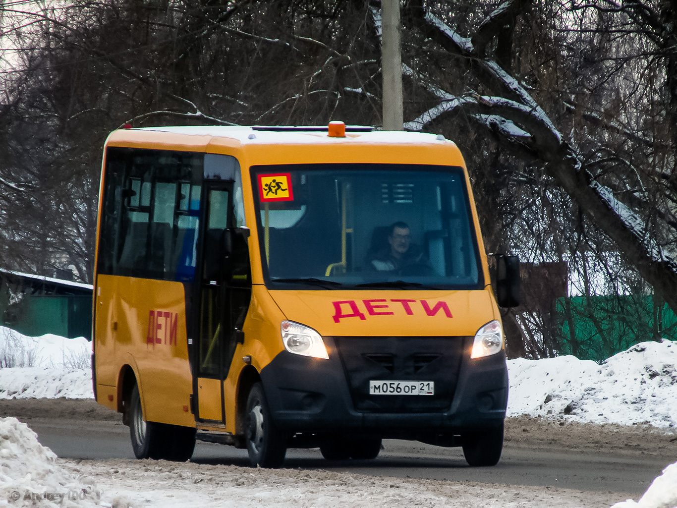 Чувашия, ГАЗ-A67R43 Next № М 056 ОР 21