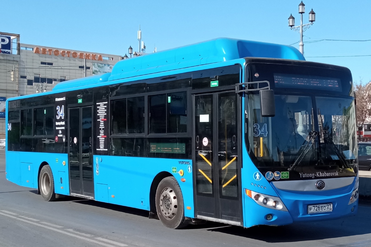 Хабаровский край, Yutong ZK6118HGA № 5962