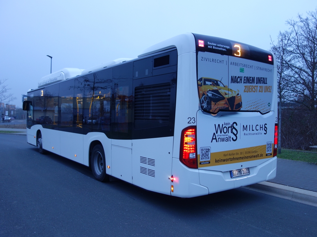 Гессен, Mercedes-Benz Citaro C2 NGT hybrid № 23