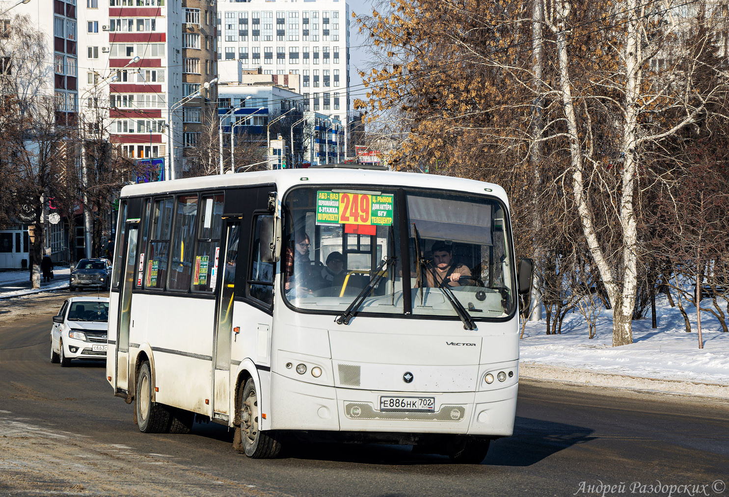 Башкортостан, ПАЗ-320412-14 "Вектор" № Е 886 НК 702