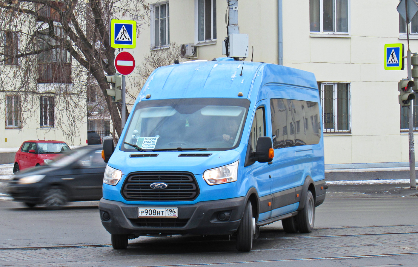 Свердловская область, Ford Transit FBD [RUS] (Z6F.ESG.) № Р 908 НТ 196