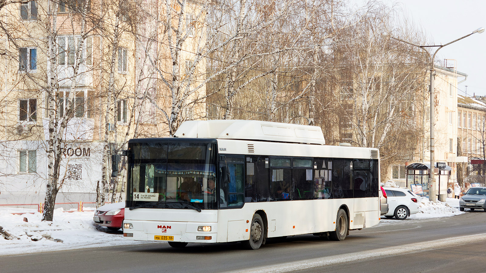 Свердловская область, MAN A21 NL313 CNG № МА 035 66