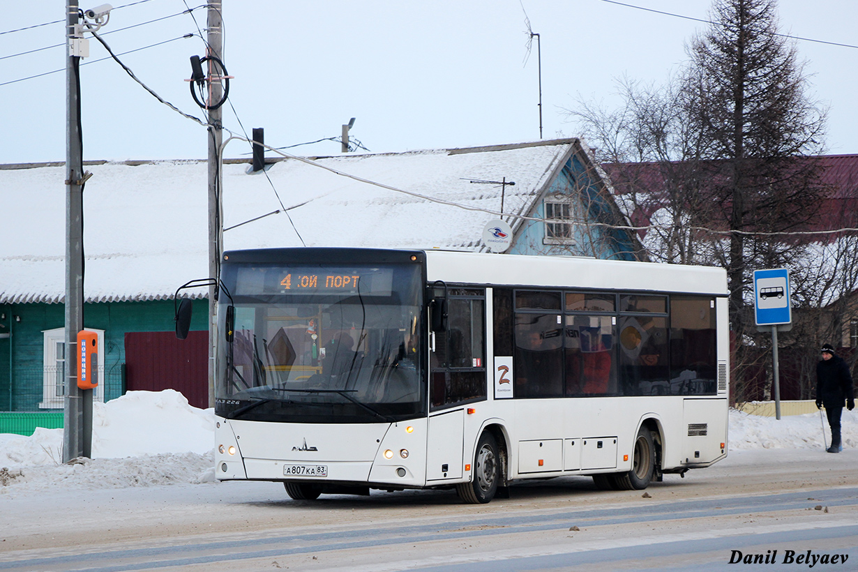 Ненецкий АО, МАЗ-226.067 № А 807 КА 83