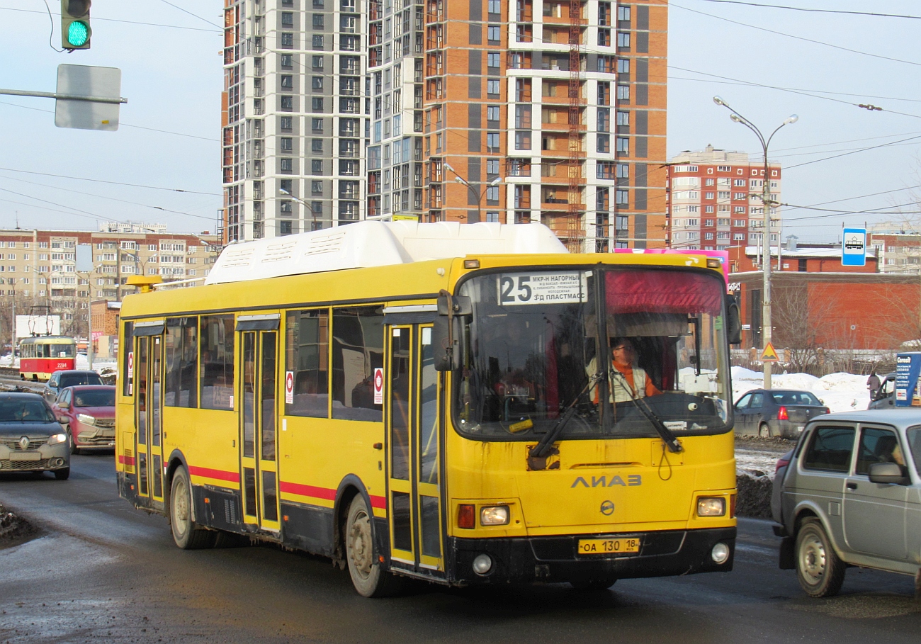 Удмуртия, ЛиАЗ-5256.57 № ОА 130 18