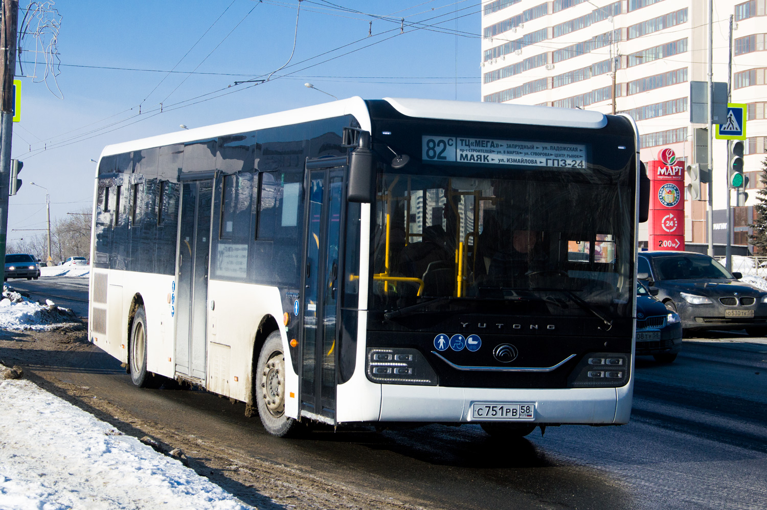 Пензенская область, Yutong ZK6116HG № С 751 РВ 58