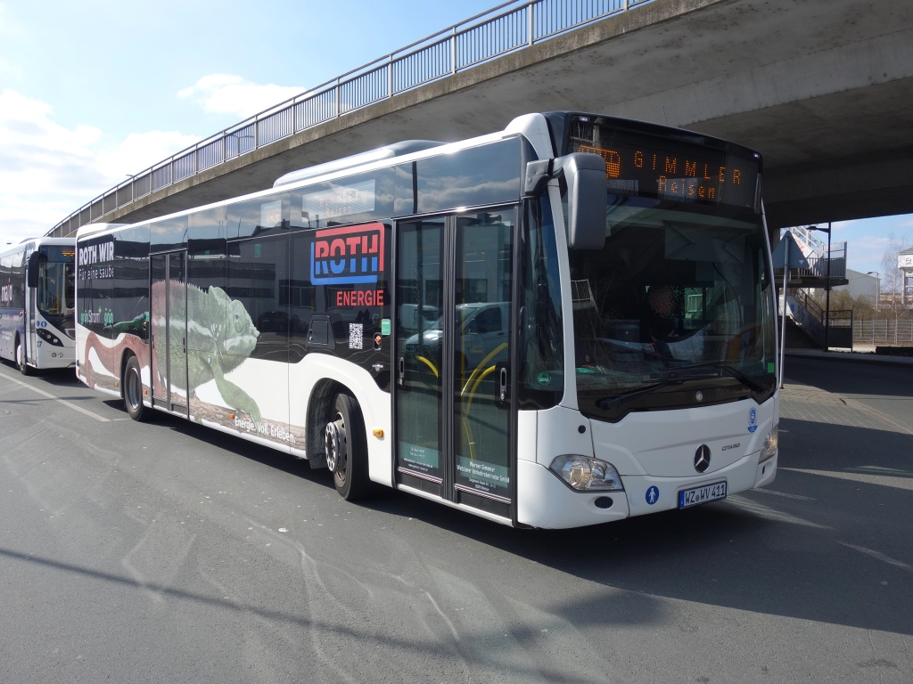 Гессен, Mercedes-Benz Citaro C2 hybrid № WZ-WV 411