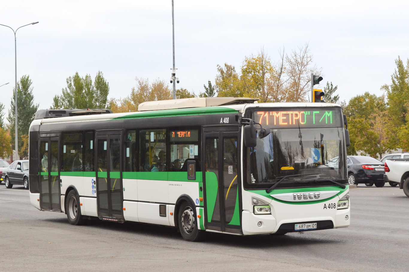 Астана, IVECO Urbanway 12M (СарыаркаАвтоПром) № A408