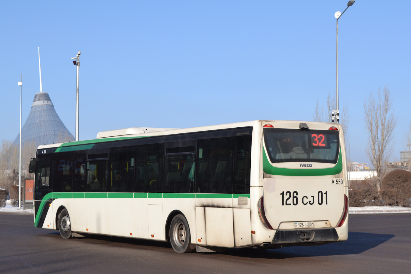 Астана, IVECO Crossway LE 13M (СарыаркаАвтоПром) № A550