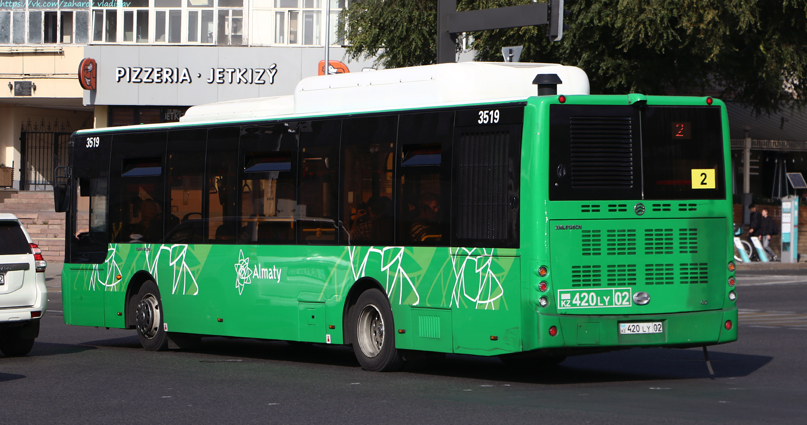 Алматы, Golden Dragon XML6125CN (Hyundai Trans Auto) № 3519