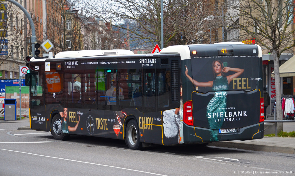 Баден-Вюртемберг, Mercedes-Benz Citaro C2 hybrid № 5236