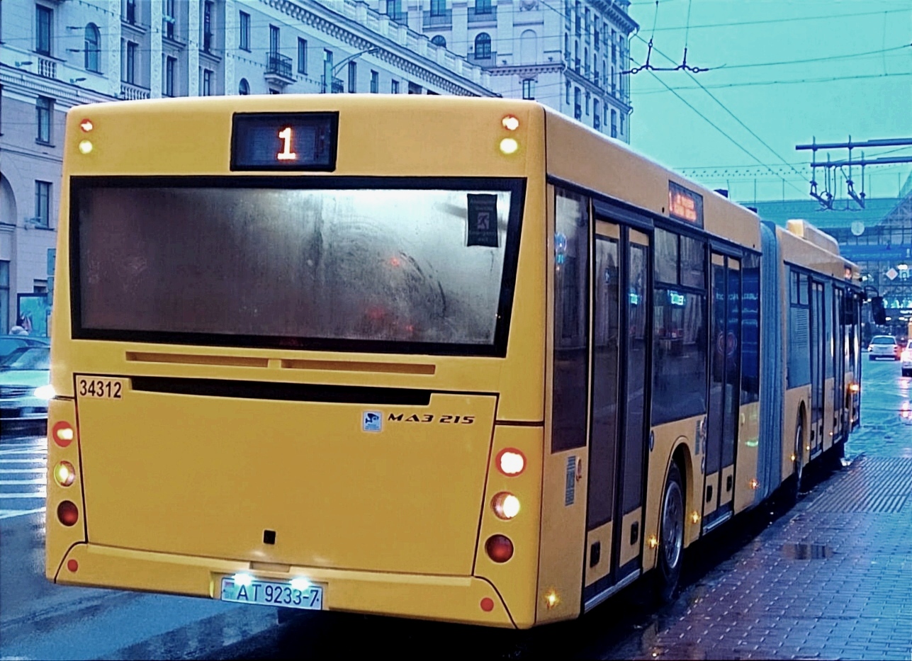 Минск, МАЗ-215.069 № 034312