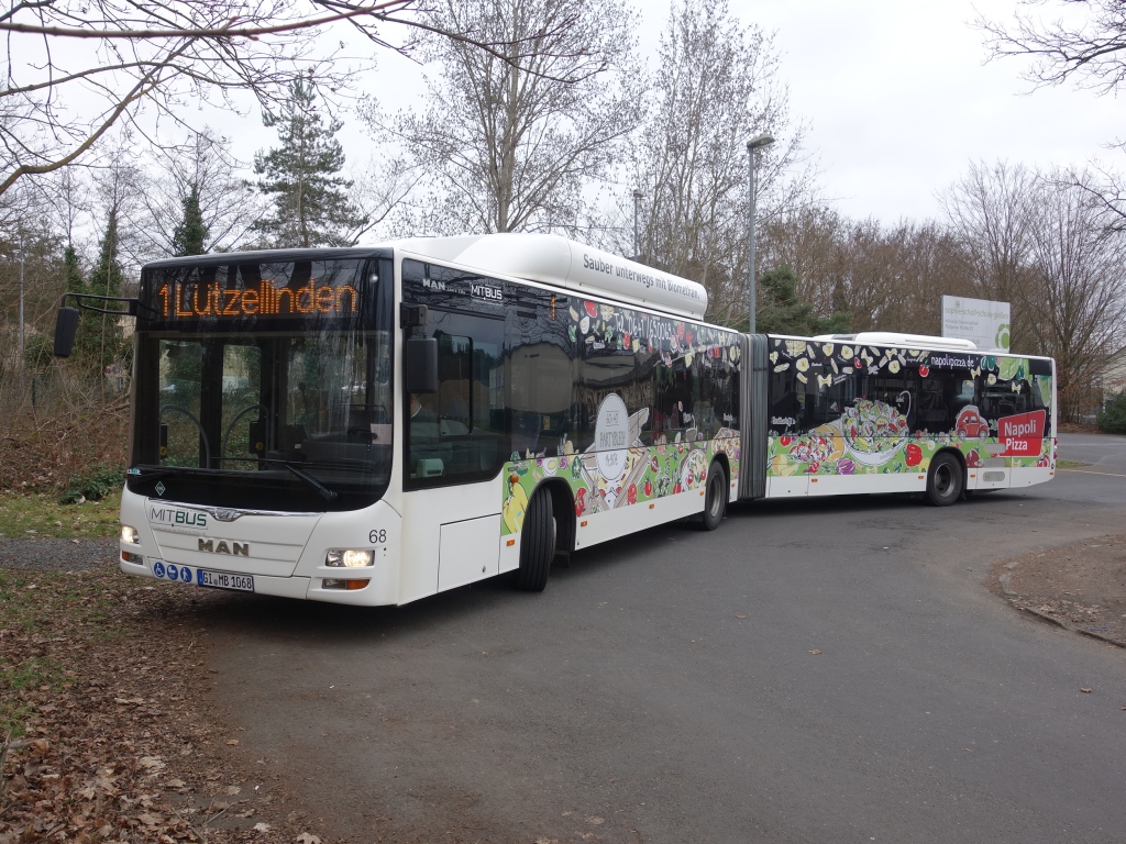 Гессен, MAN A23 Lion's City G NG313 CNG № 68