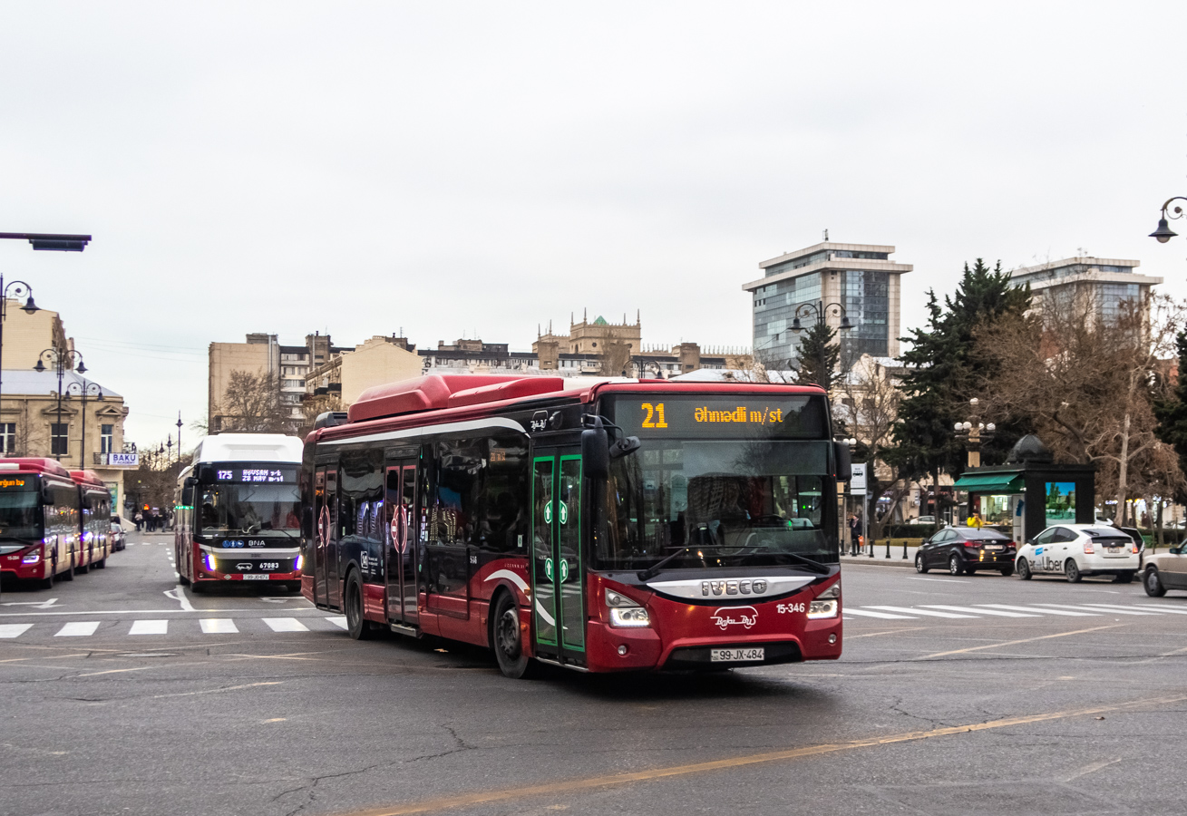 Азербайджан, IVECO Urbanway 12M CNG № 15346