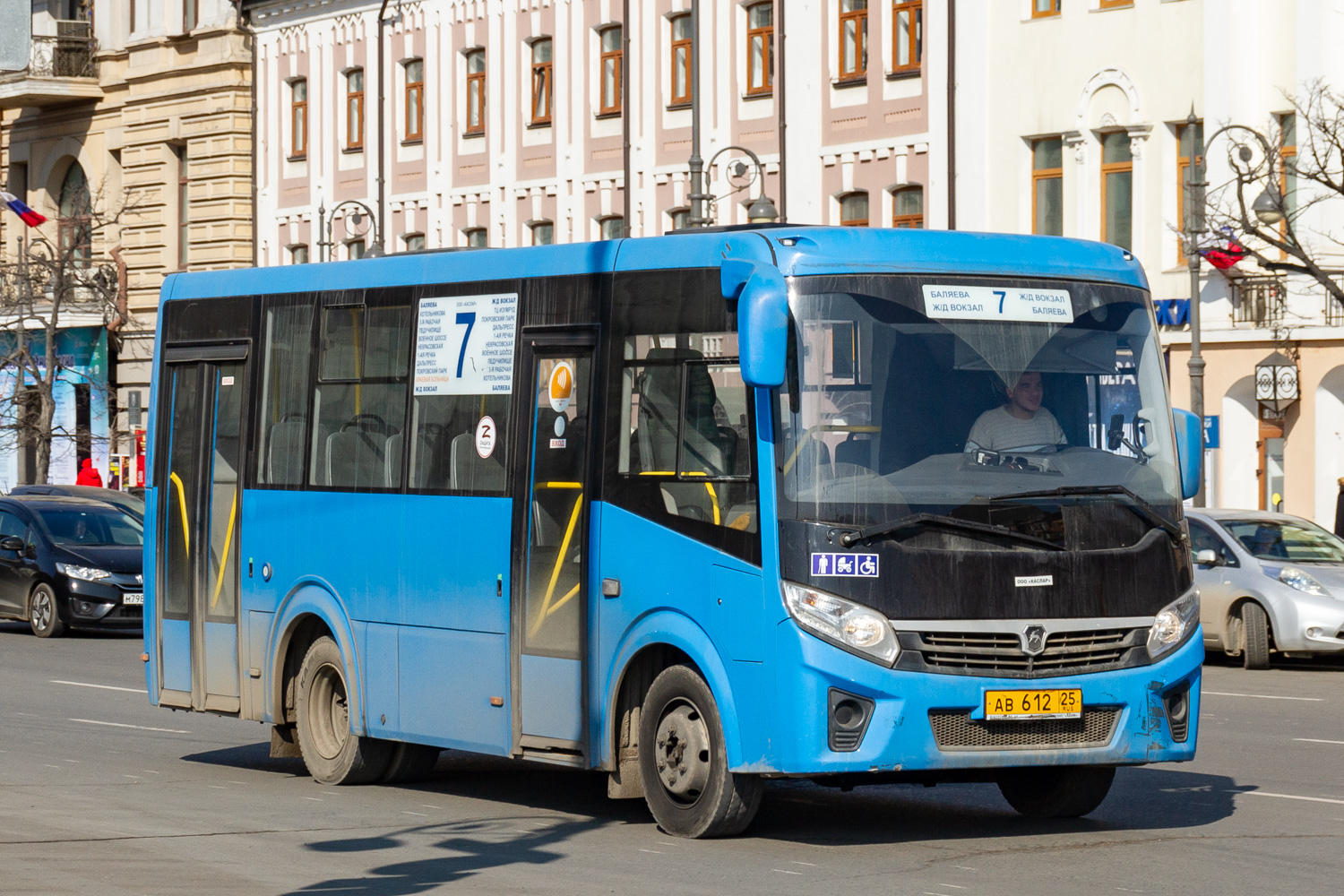 Приморский край, ПАЗ-320435-04 "Vector Next" № АВ 612 25