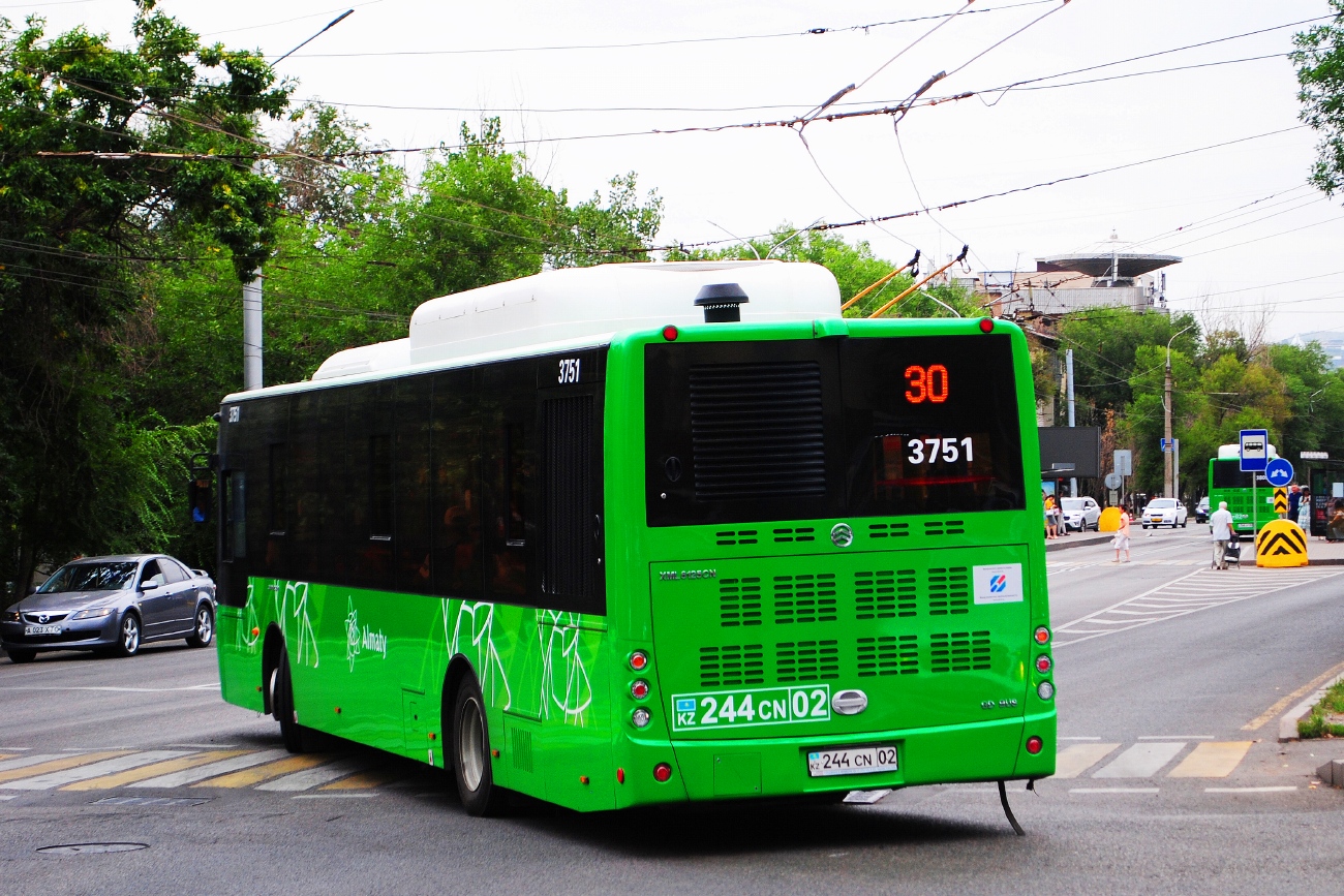 Алматы, Golden Dragon XML6125CN (Hyundai Trans Auto) № 3751