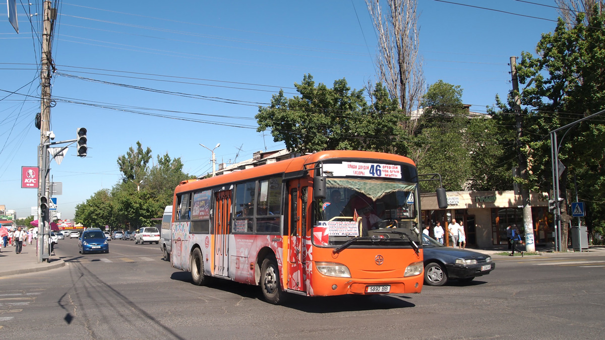 Кыргызстан, Yaxing JS6851H1 № 5890 BB