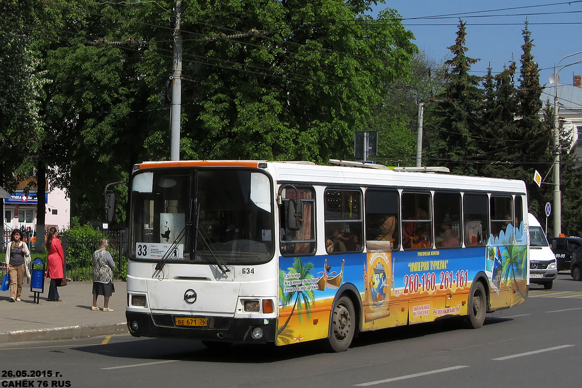 Ярославская область, ЛиАЗ-5256.26 № 634