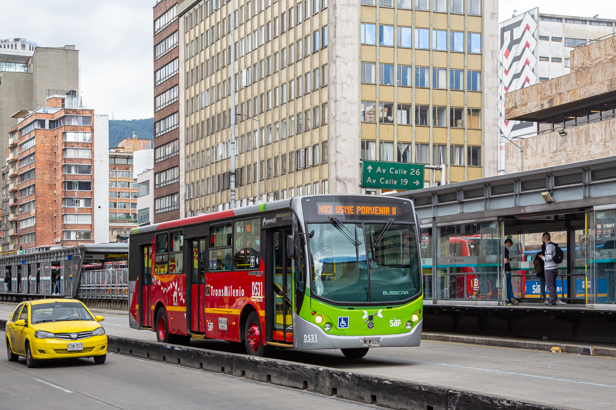 Колумбия, Busscar Urbanuss Pluss S3 № D531