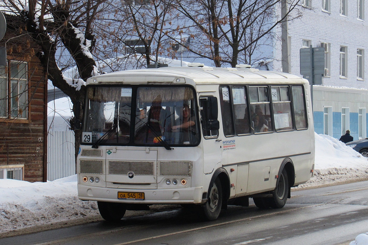 Удмуртия, ПАЗ-320540-02 № ОА 545 18