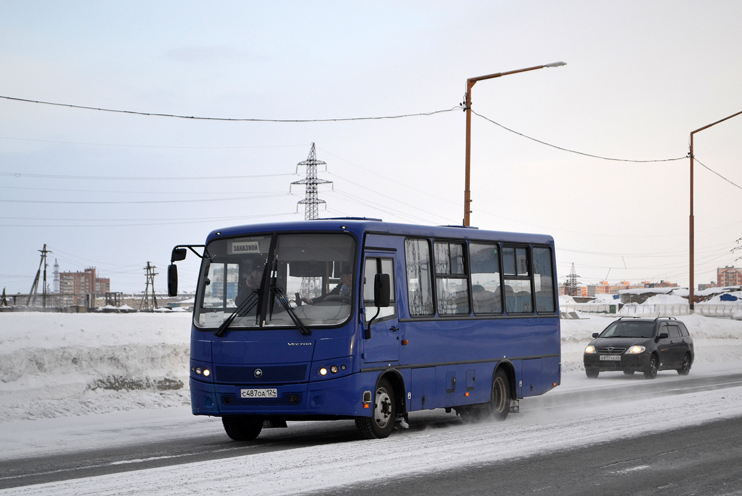 Красноярский край, ПАЗ-320402-05 "Вектор" № С 487 ОА 124