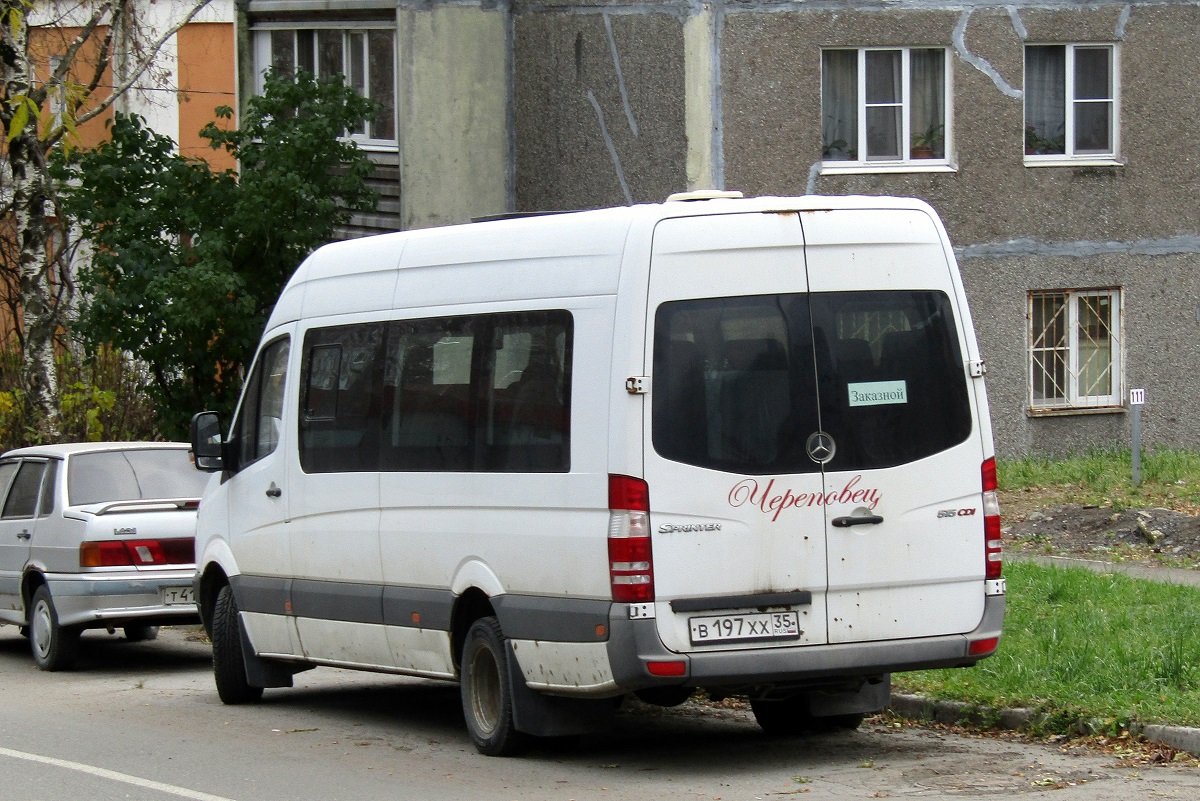 Вологодская область, Луидор-22360C (MB Sprinter) № В 197 ХХ 35