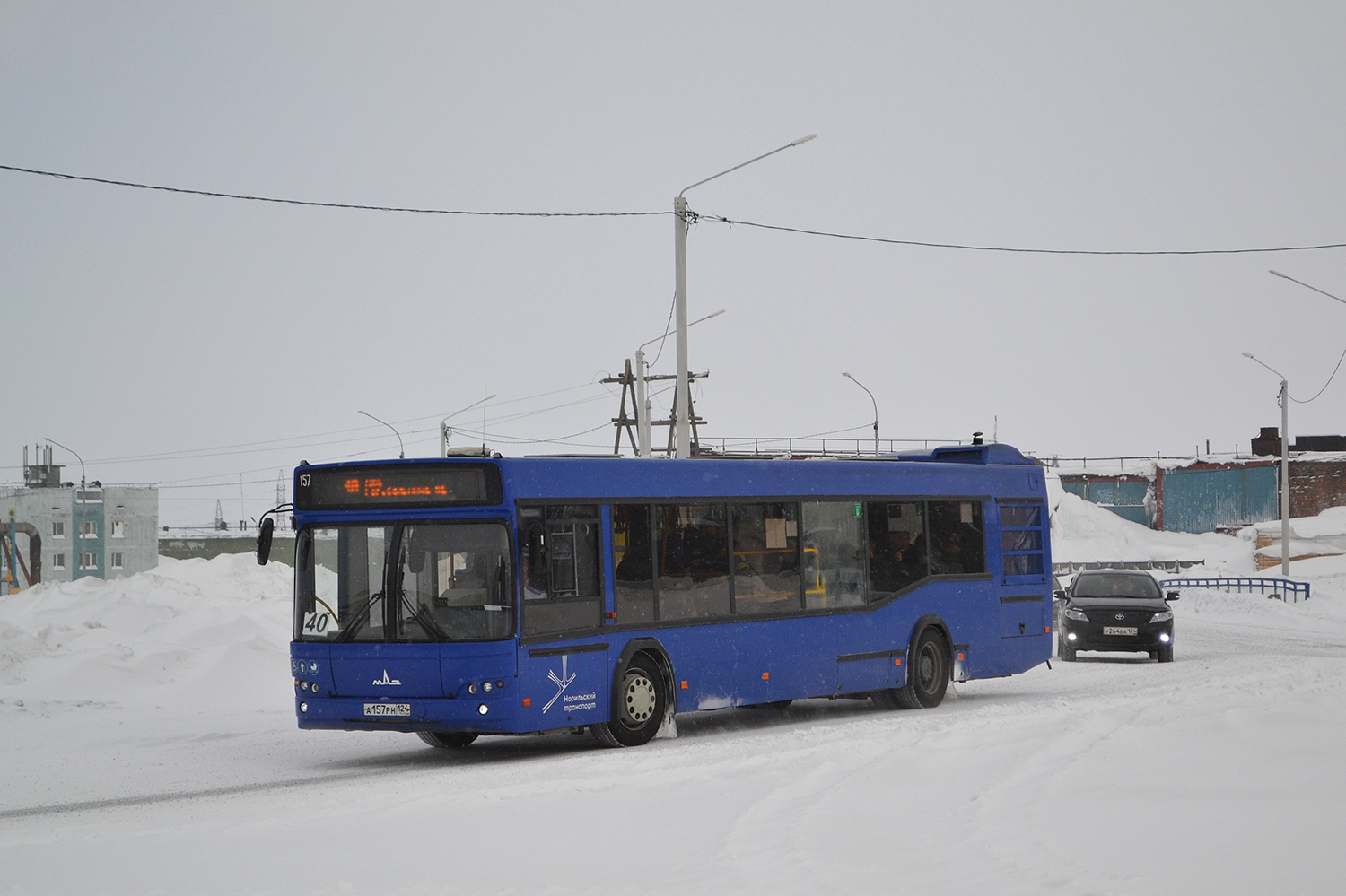 Красноярский край, МАЗ-103.486 № А 157 РН 124