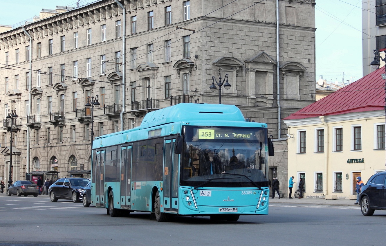 Санкт-Петербург, МАЗ-203.948 № 38389