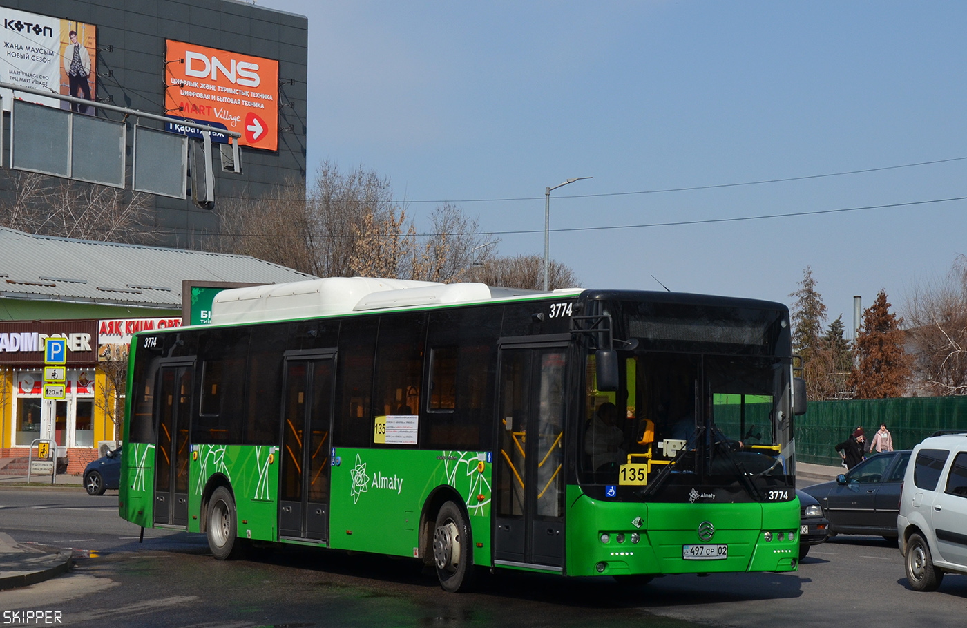 Алматы, Golden Dragon XML6125CN (Hyundai Trans Auto) № 3774