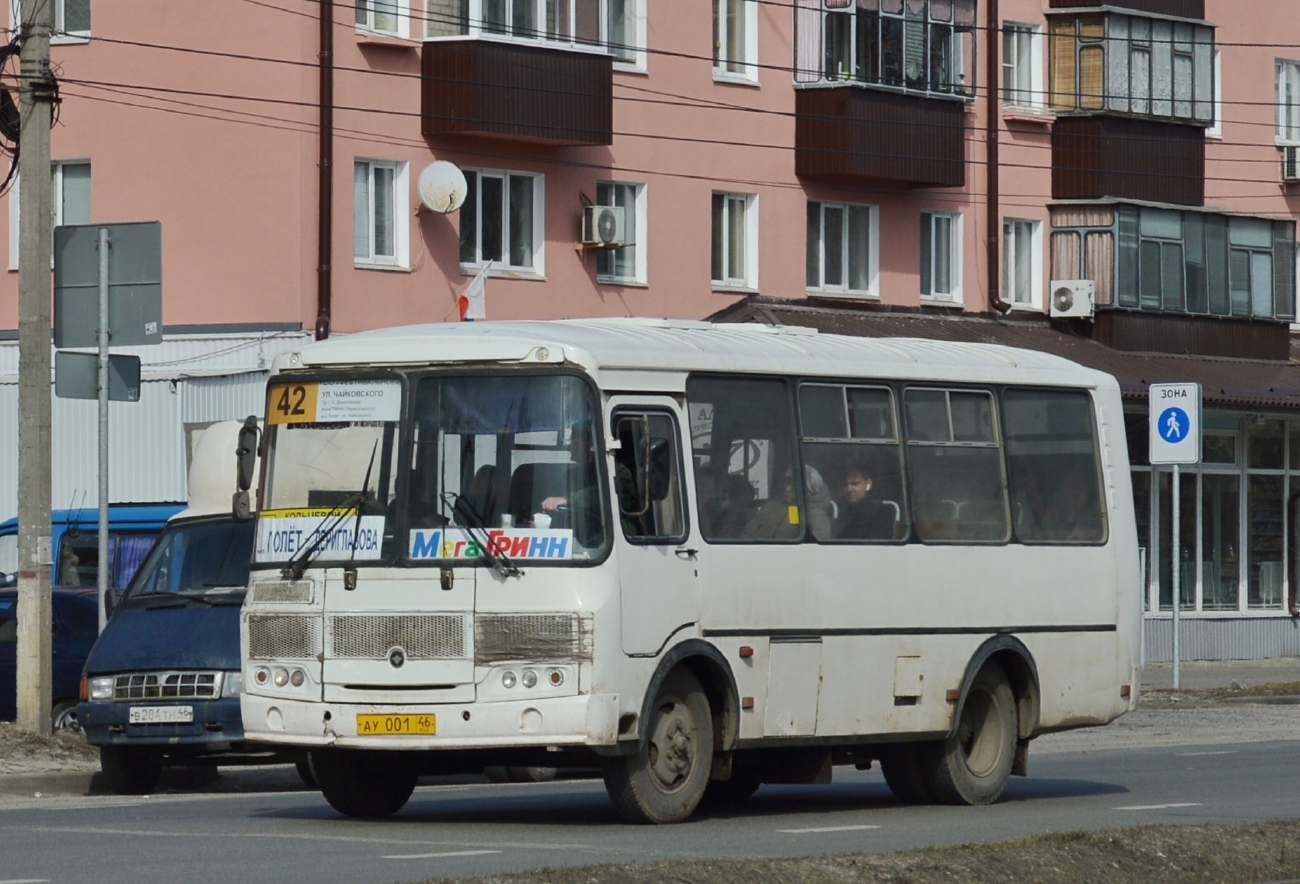 Курская область, ПАЗ-32053 № АУ 001 46