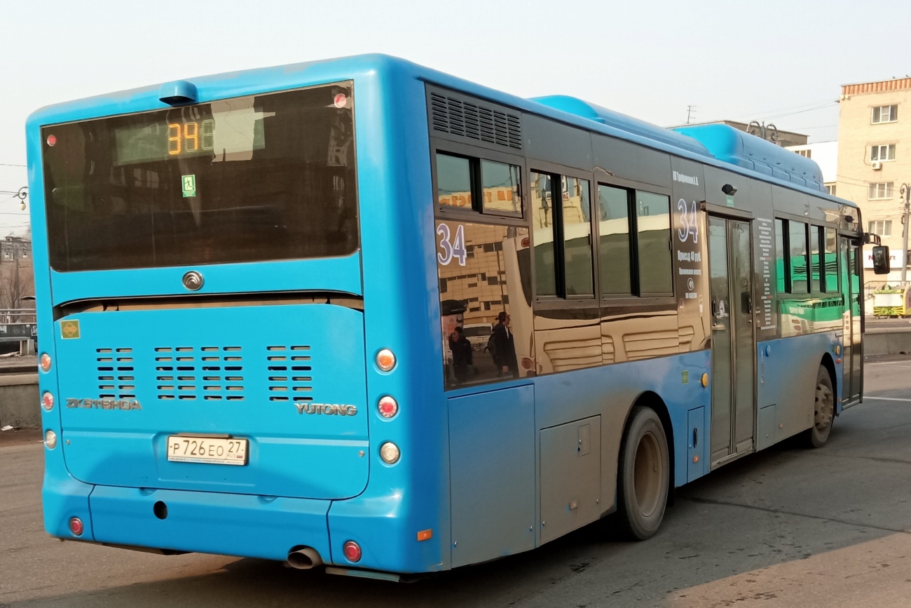 Хабаровский край, Yutong ZK6118HGA № 5962