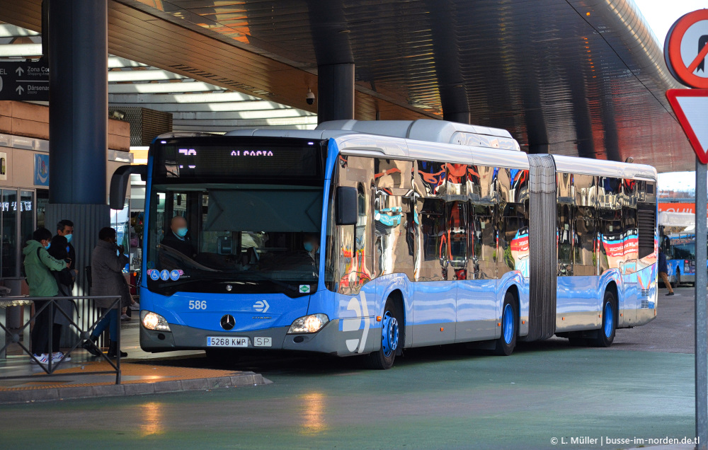 Испания, Mercedes-Benz Citaro C2 G NGT № 586