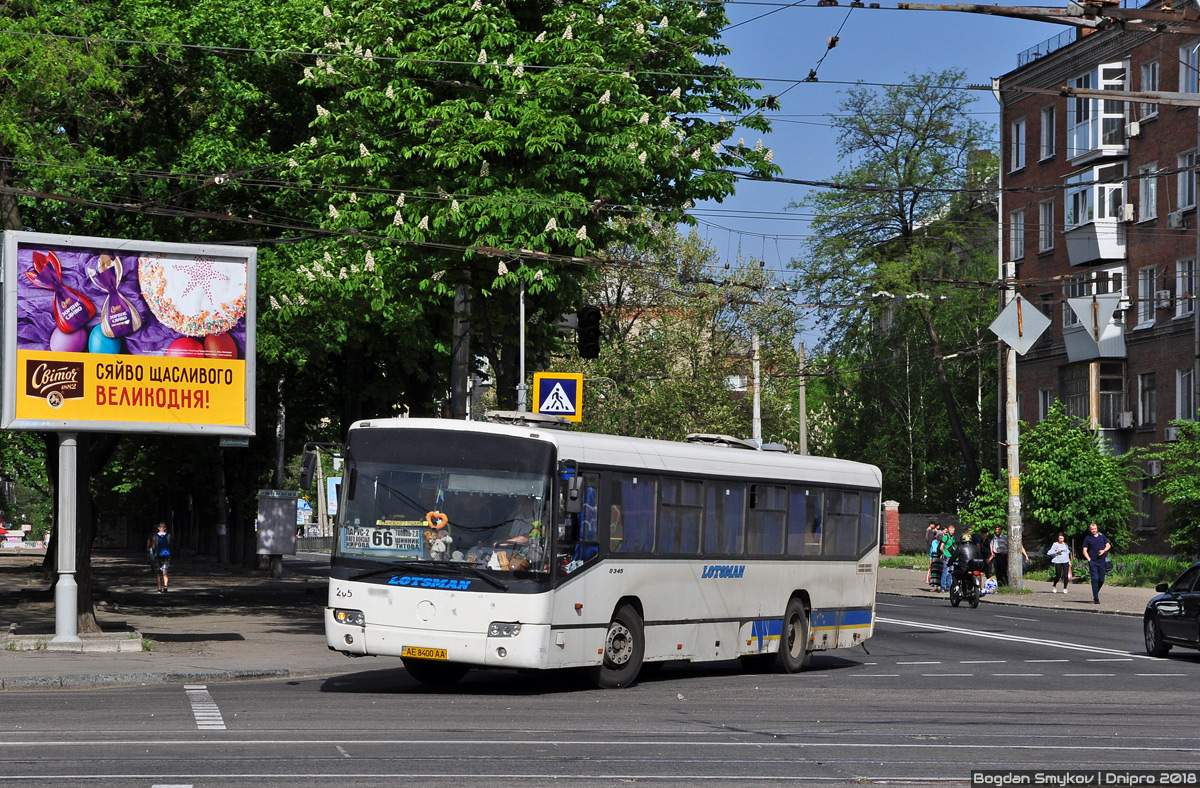 Днепропетровская область, Mercedes-Benz O345 № 205