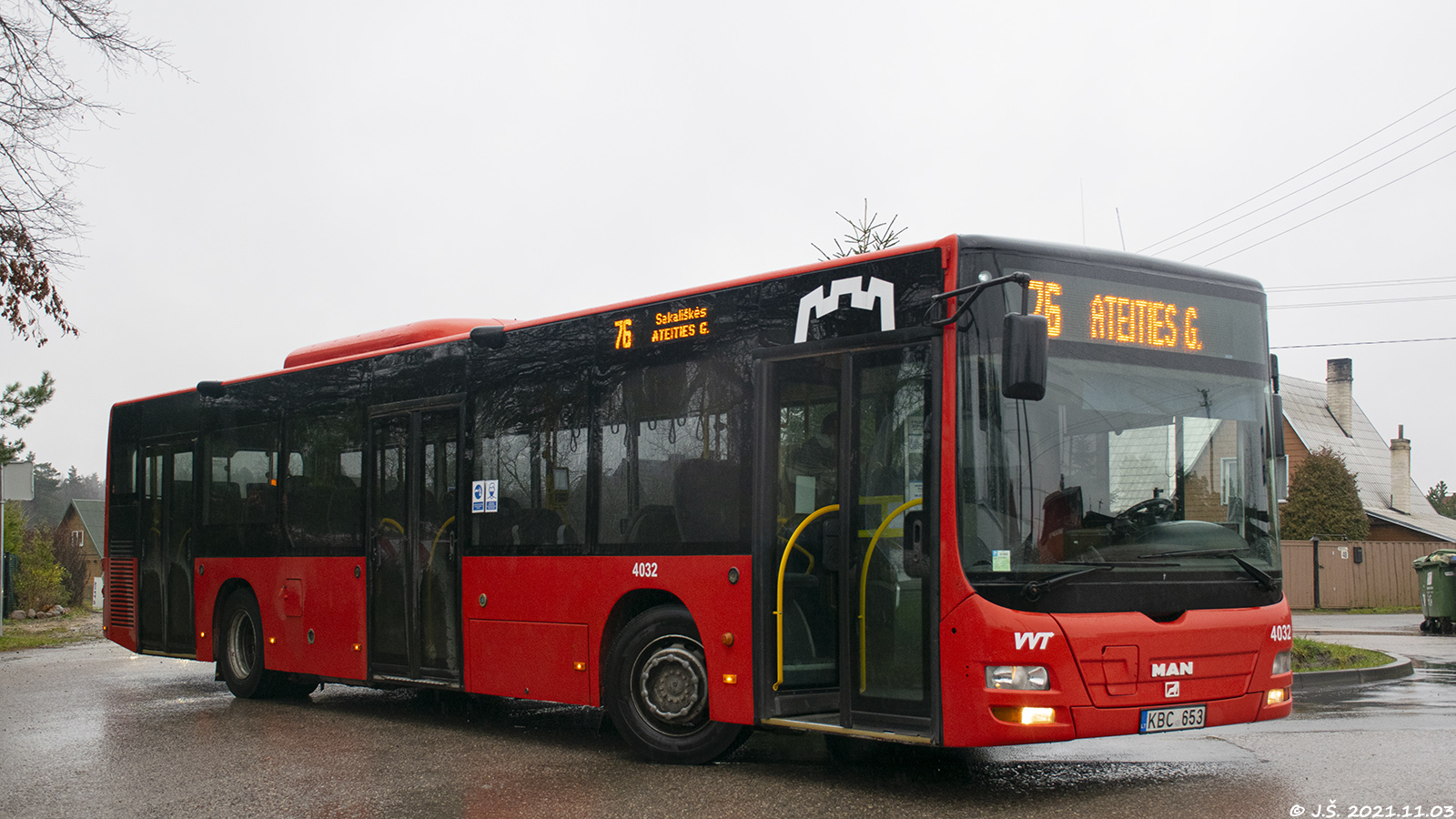 Литва, MAN A21 Lion's City NL273 № 4032