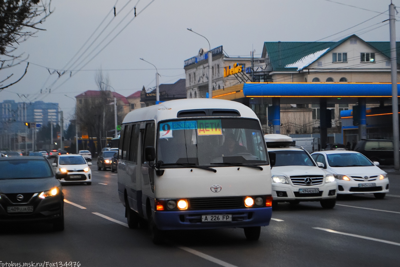Алматы, Toyota Coaster HZB50L № A 226 FP