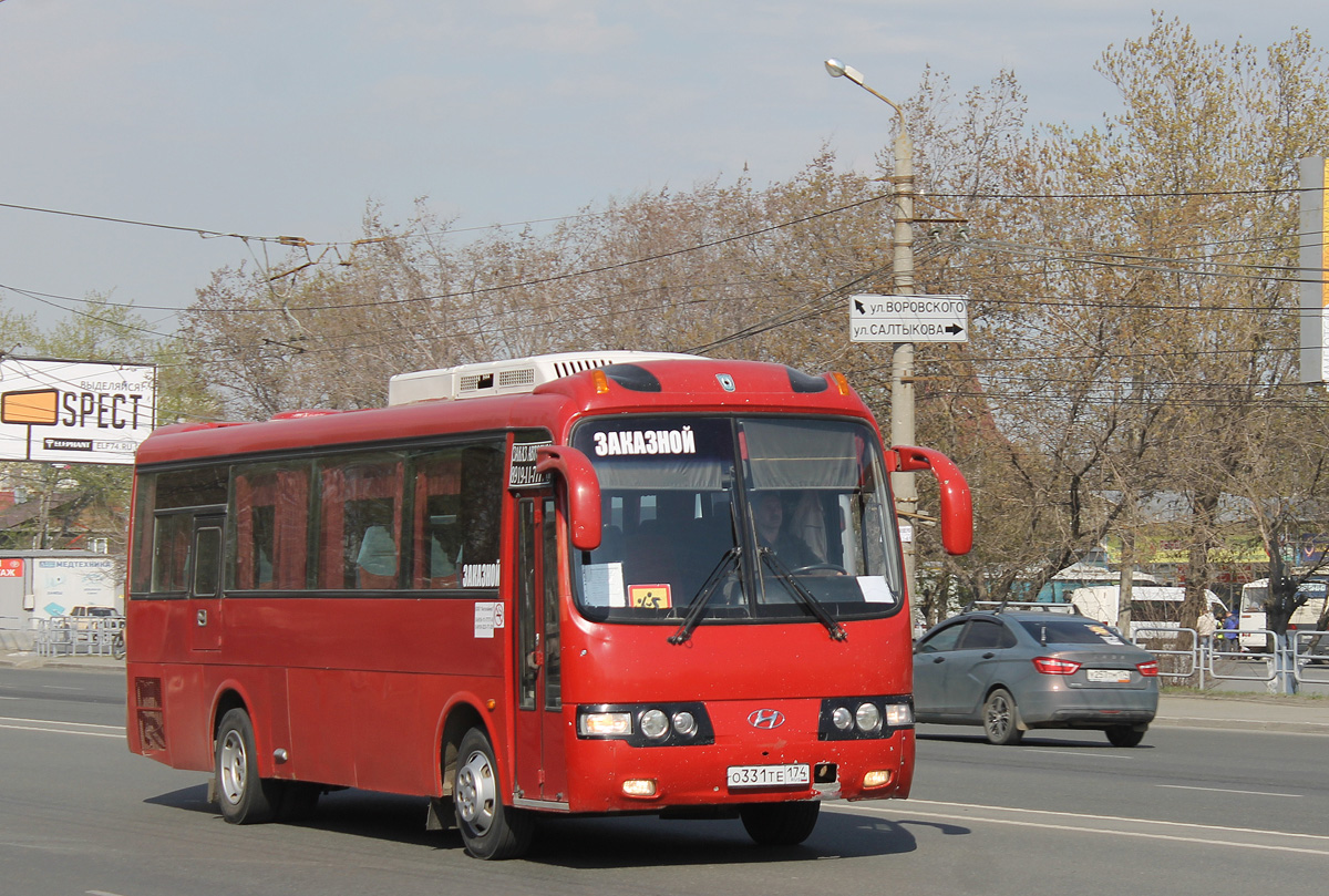 Челябинская область, Hyundai AeroTown № О 331 ТЕ 174