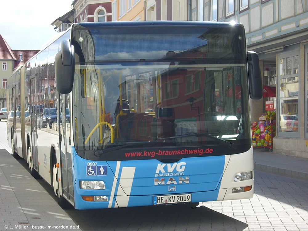Нижняя Саксония, MAN A23 Lion's City G NG320 № 0907