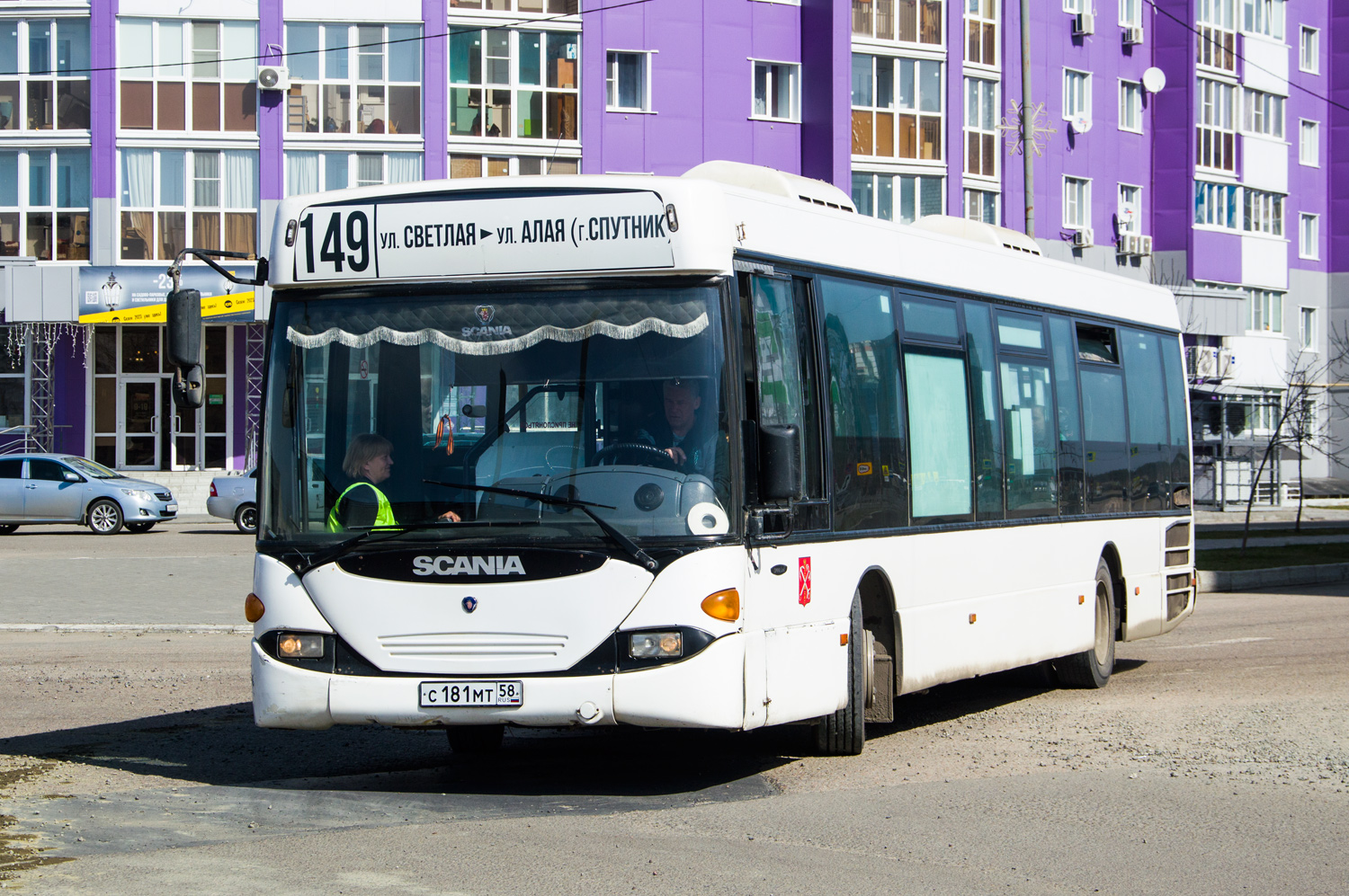 Пензенская область, Scania OmniLink I (Скания-Питер) № С 181 МТ 58 Пензенская область, Scania OmniLink I (Скания-Питер) № С 181 МТ 58