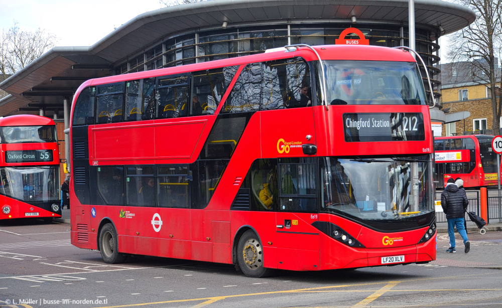Nagy-Britannia, Alexander Dennis Enviro400 City EV sz.: Ee19