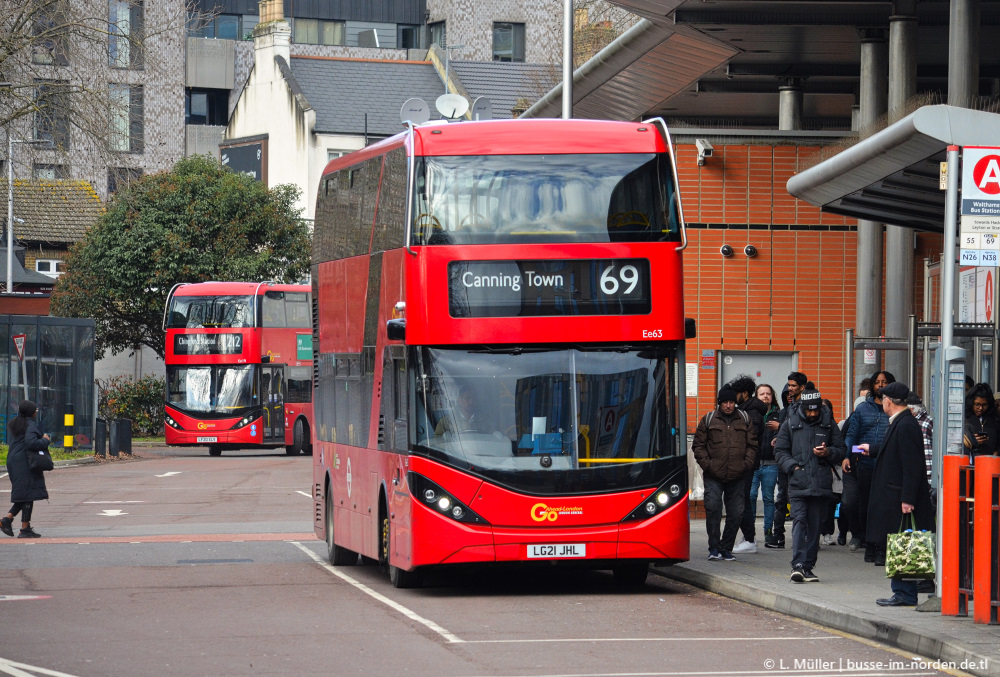 Великобритания, Alexander Dennis Enviro400 City EV № Ee63