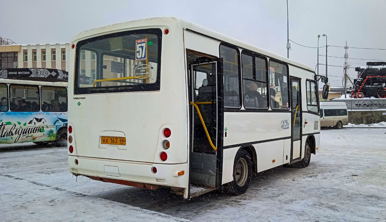 Свердловская область, ПАЗ-320302-08 "Вектор" № КА 163 66