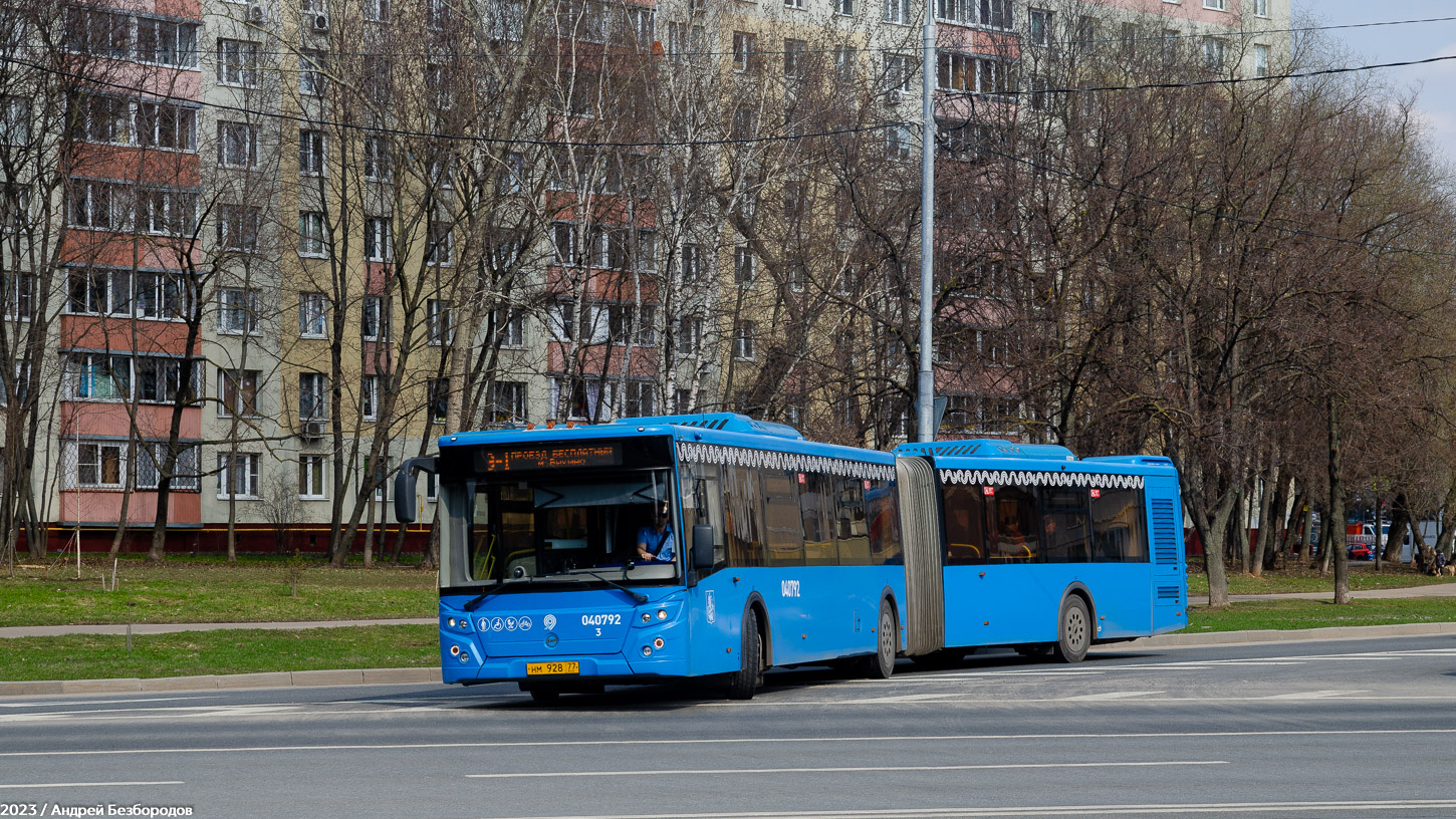 Москва, ЛиАЗ-6213.65 № 040792