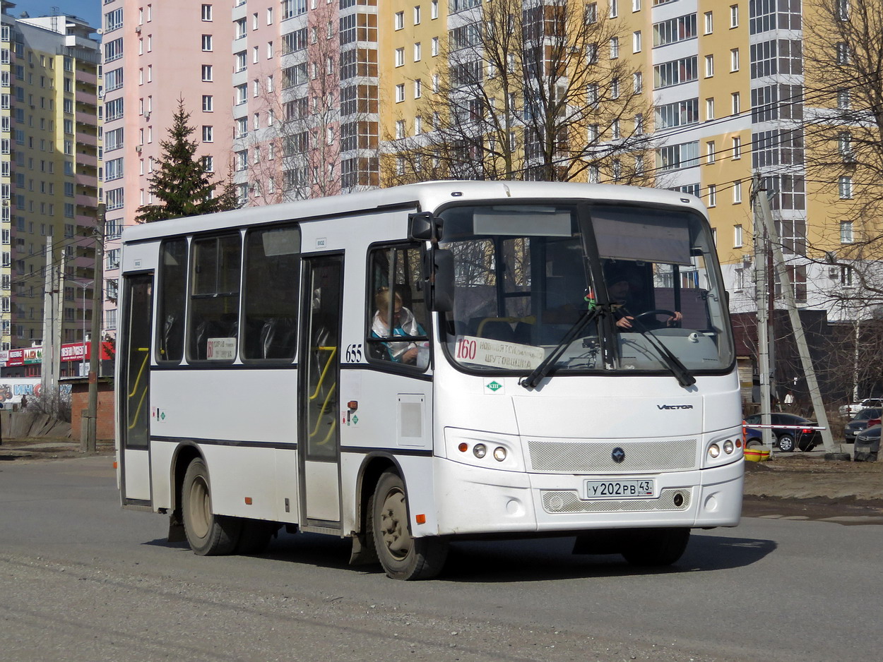 Кировская область, ПАЗ-320302-12 "Вектор" № х655