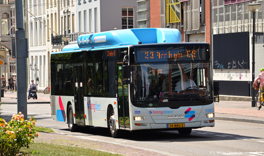 Нидерланды, MAN A21 Lion's City NL273 CNG № 5380