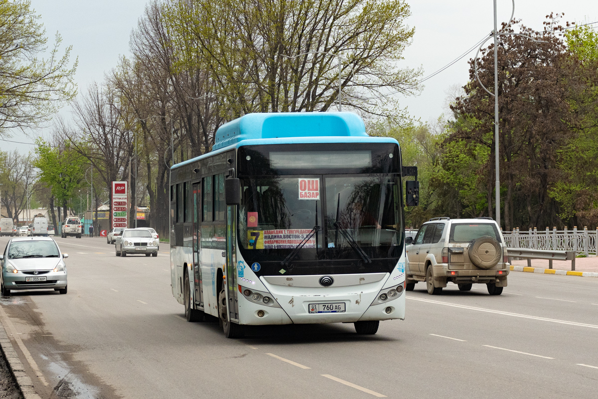 Кыргызстан, Yutong ZK6108HGH № 01 760 AG