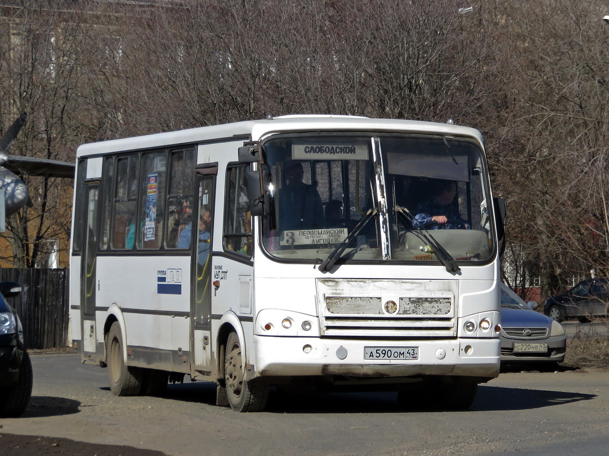 Кировская область, ПАЗ-320412-05 № А 590 ОМ 43 — Фото — Автобусный ...
