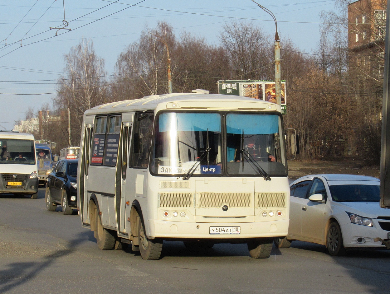 Удмуртия, ПАЗ-320540-02 № У 504 АТ 18