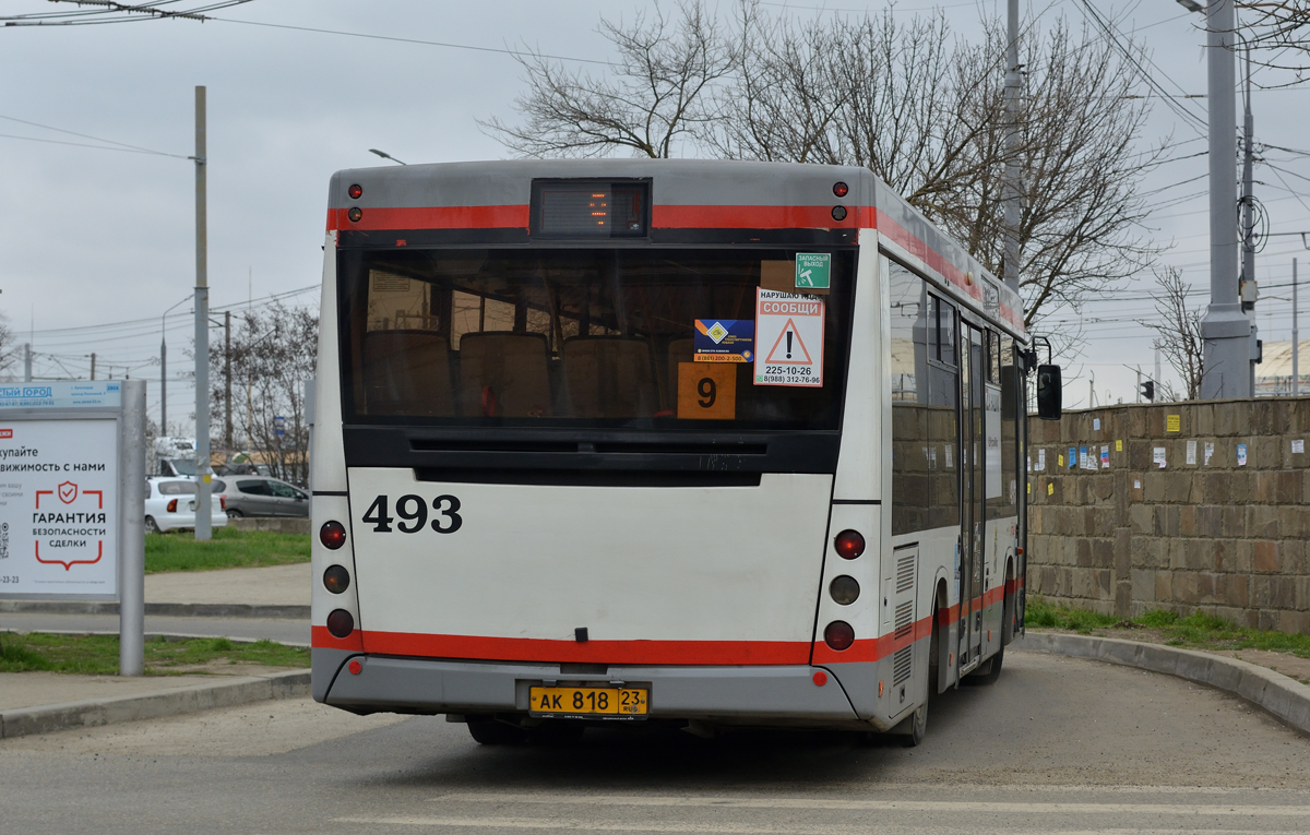 Краснодарский край, МАЗ-206.086 № 493