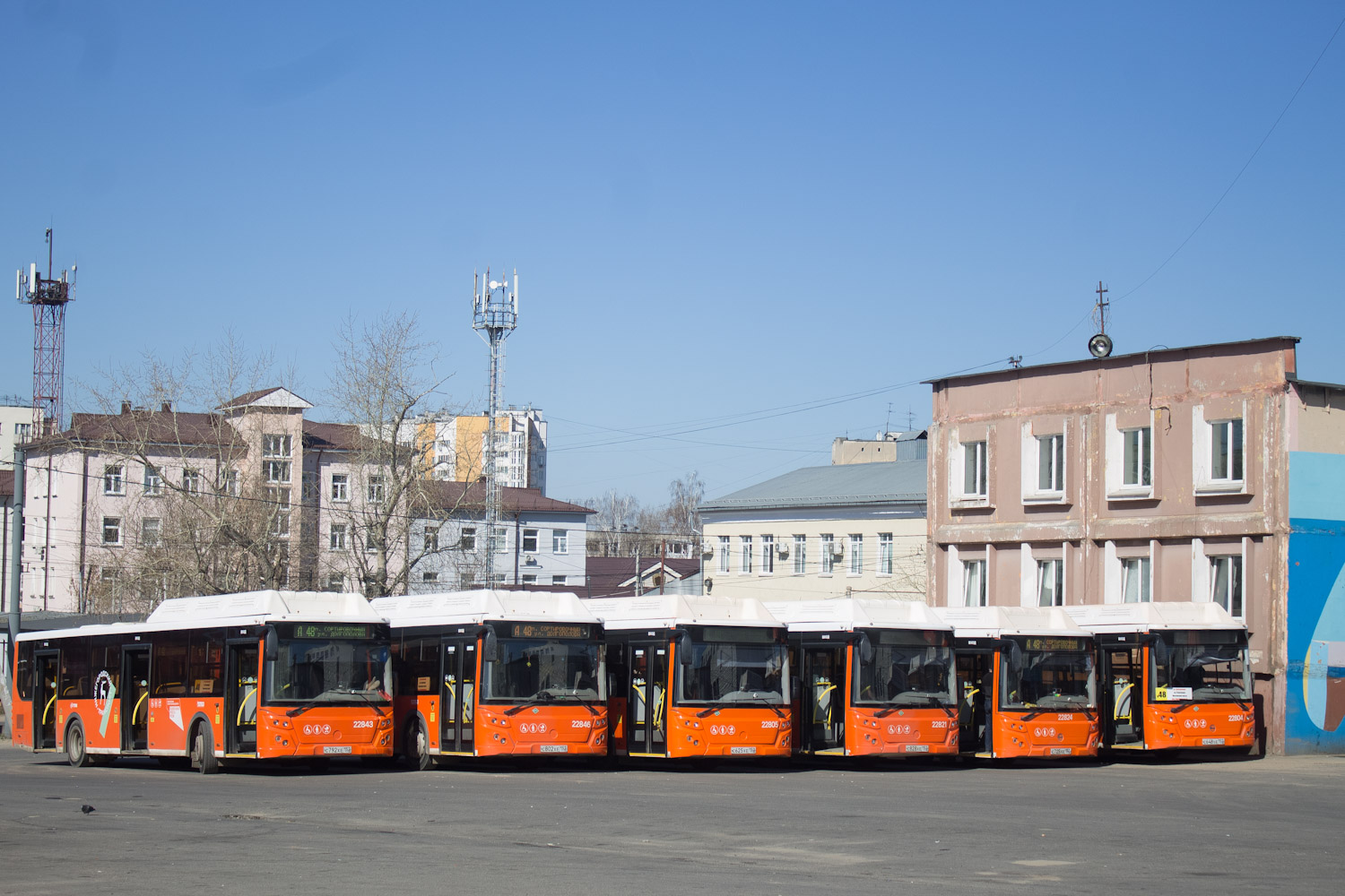 Нижегородская область, ЛиАЗ-5292.67 (CNG) № 22843; Нижегородская область — Автовокзалы, автостанции, конечные остановки и станции