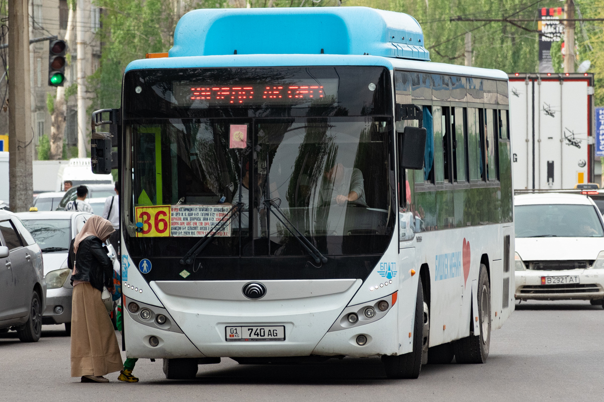 Кыргызстан, Yutong ZK6108HGH № 01 740 AG