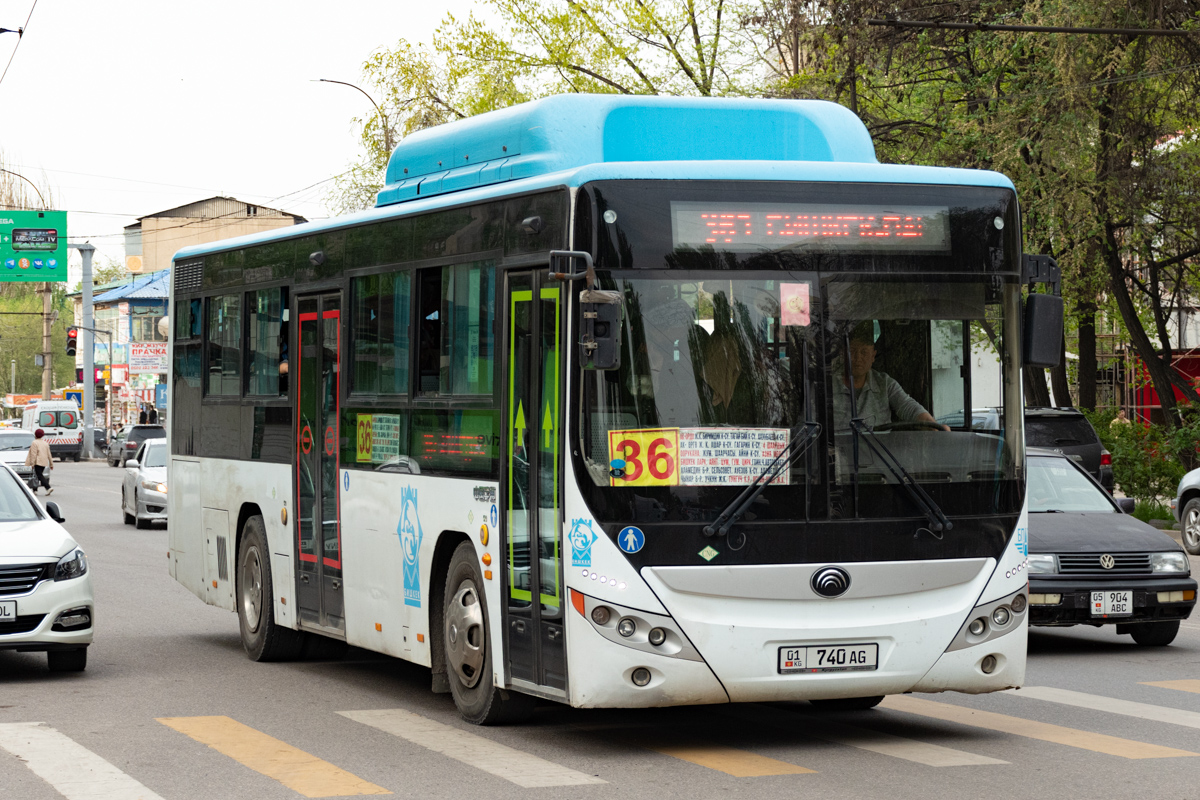 Кыргызстан, Yutong ZK6108HGH № 01 740 AG